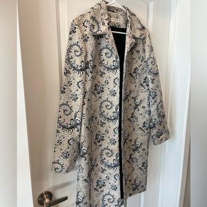 Floral Gold & Black Coat